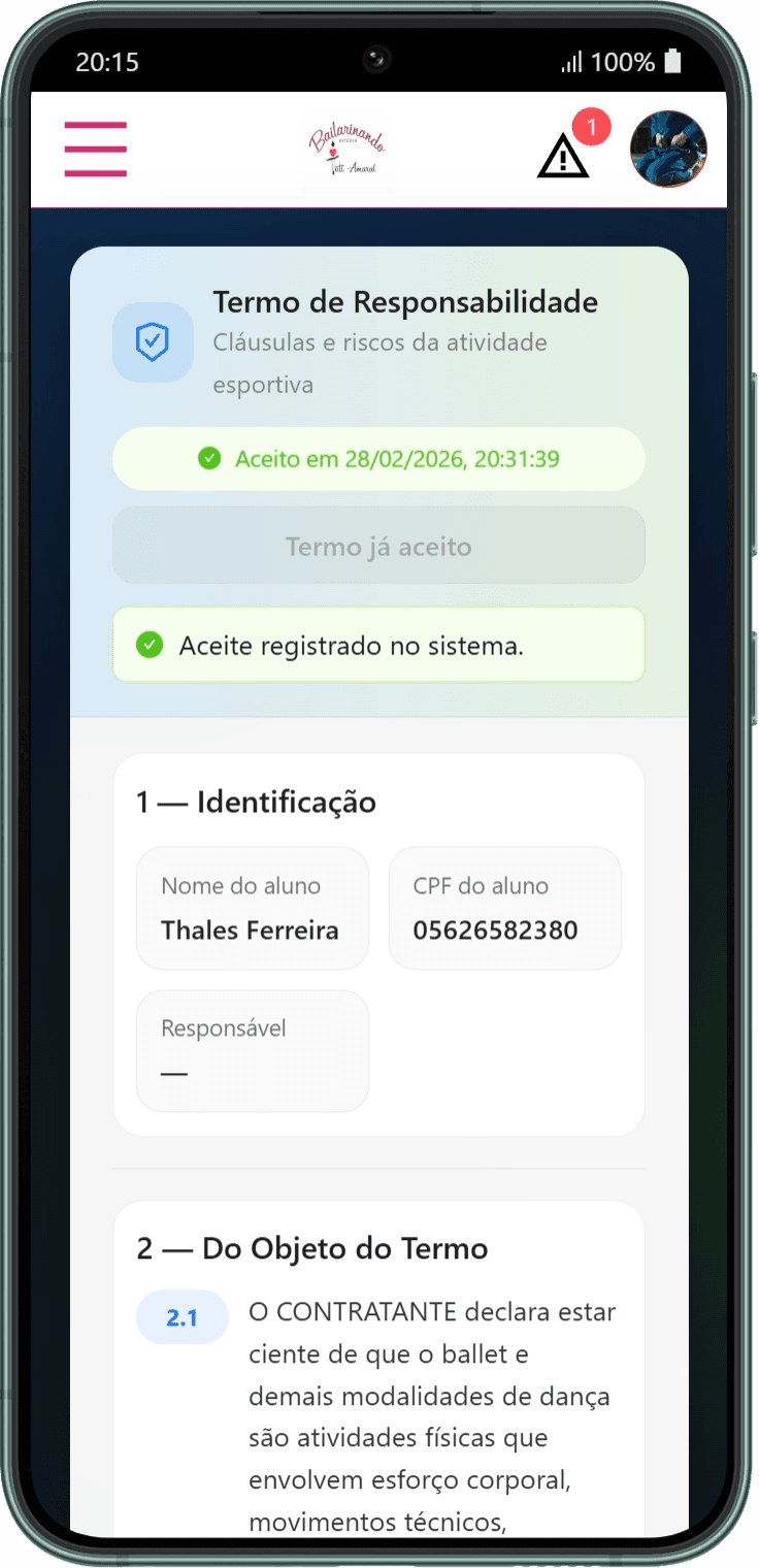 Baila Pro no celular